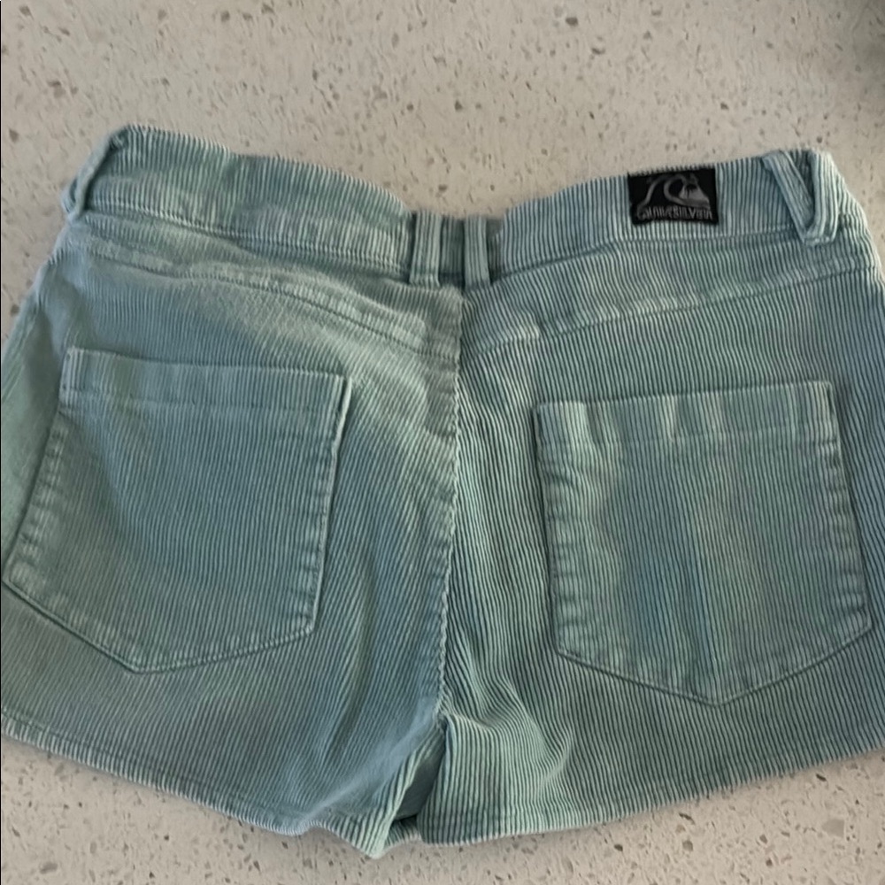 Quiksilver Green High Waist Shorts